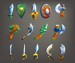 Game equipment element vector1